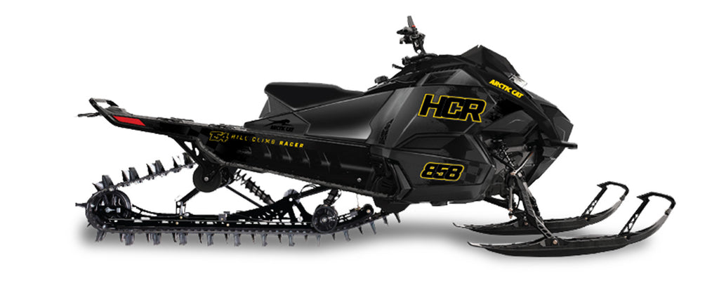 2026 HCR 2.6 X154 S GAUGE BLACK/ ARC GOLD Snowmobile