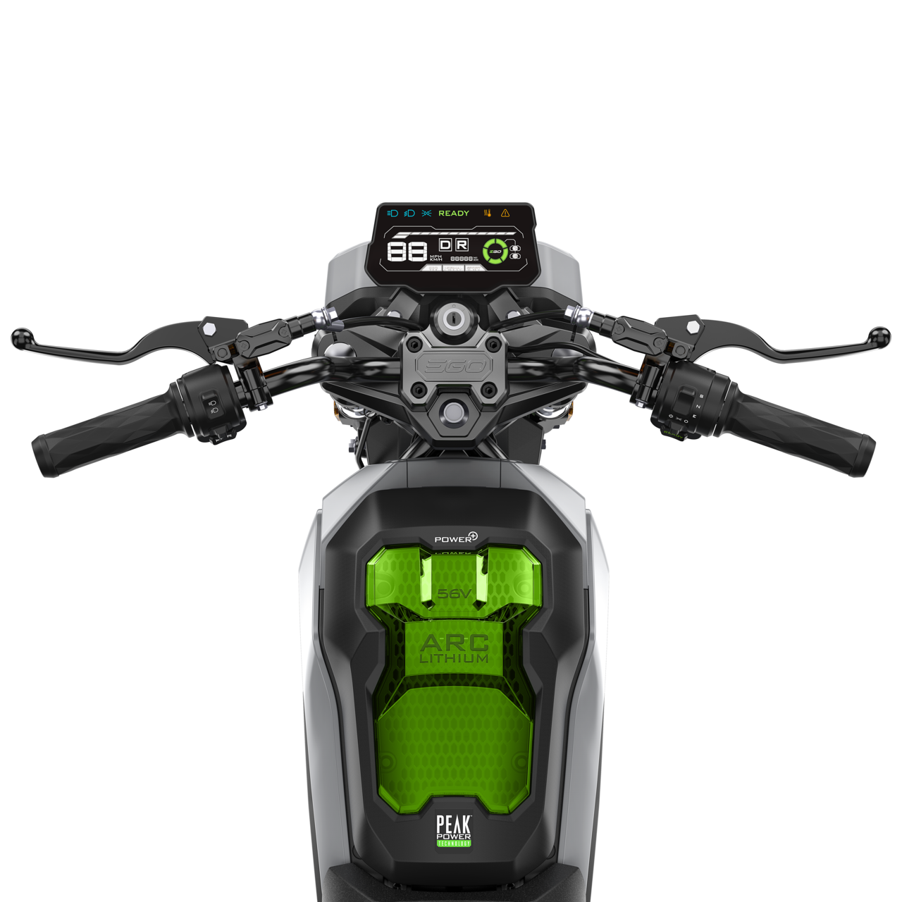 EGO Power+ MB1005-2 Mini Bike with 2 x 7.5Ah Batteries and 560W Dual-Port Charger