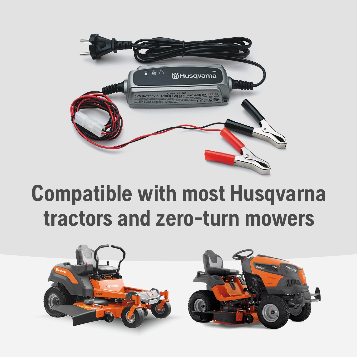 Husqvarna 585445101 Lawn Mower Battery Charger