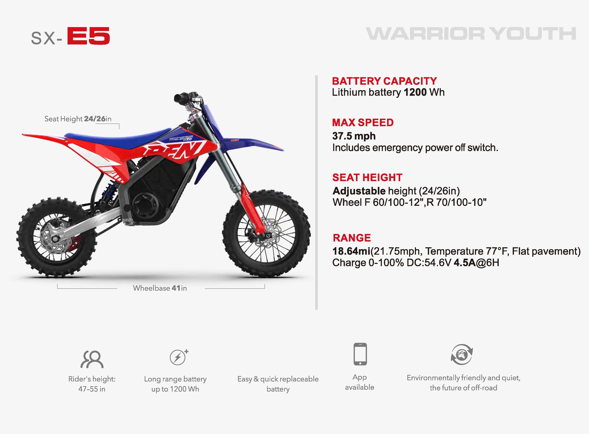 RFN SX-E5 RED / BLUE